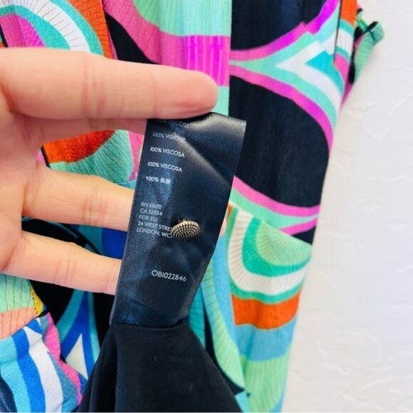 Anthropologie Multicolor Geometric Dress - Picture 10 of 16